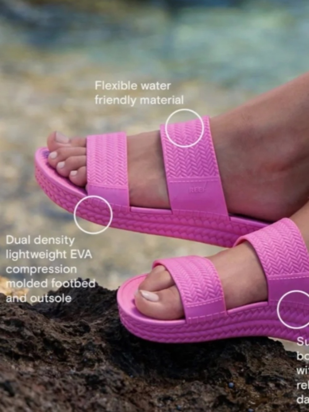 Reef Water Ready Shoes Size 9 New